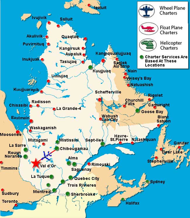 Chibougamau Charter Flights 